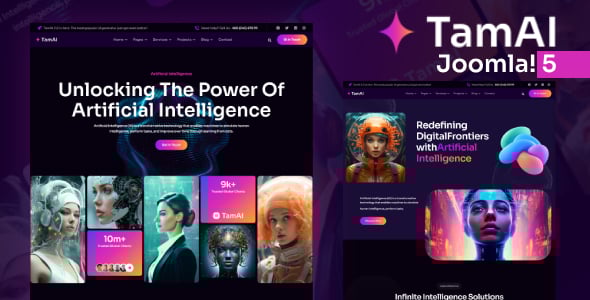 Tamai – Creative Joomla 5 Template for Portfolios & Agencies