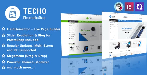 Techo - Electronics Elementor PrestaShop Theme