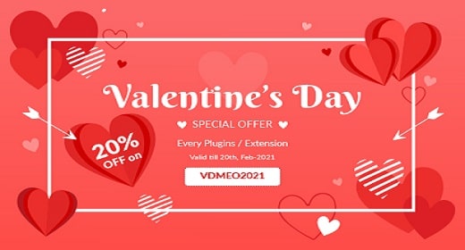 Valentine Offer For Woocommerce Plugins & Magento 2 Extensions