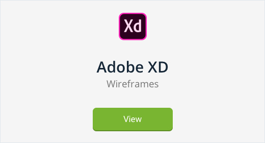 Adobe XD Wireframes