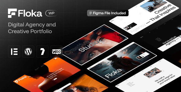 Floka - Digital Agency & Portfolio WordPress Theme