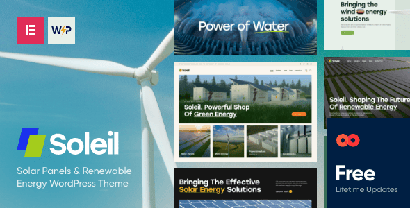 Soleil - Solar Panels WordPress Theme