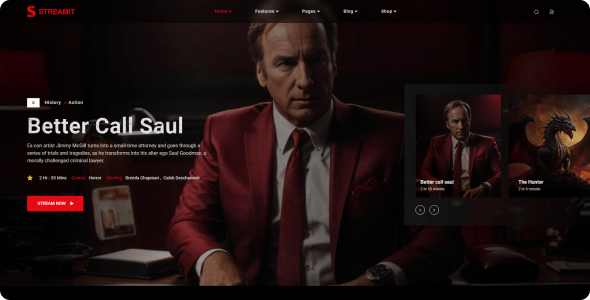 Streamit | Video Streaming VueJS, React JS, Laravel, HTML Admin Template + RTL