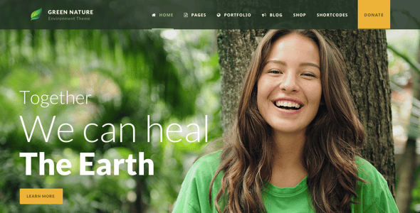 Green Nature - Environmental / Nonprofit WordPress