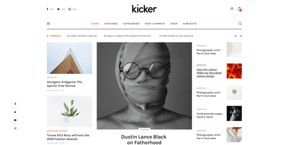 Kicker - Blog Magazine Theme
