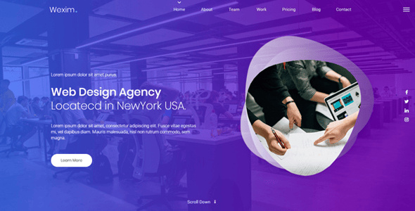 Wexim - One Page Parallax