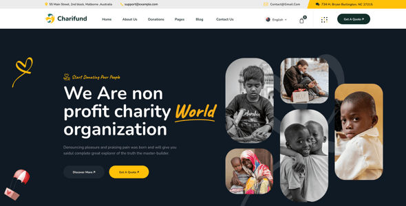 ChariFund - Charity WordPress Theme Multipurpose