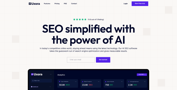 Uxora - Software, SaaS & Startup WordPress Theme