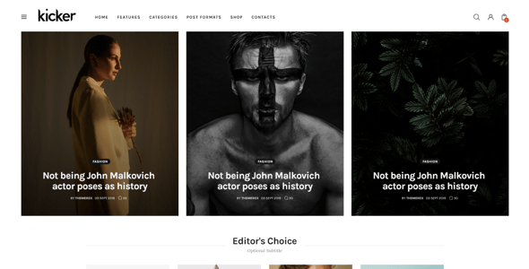 Kicker - Blog Magazine Theme