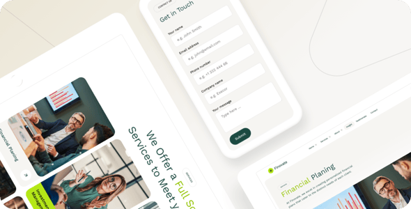 Finovate – Financial Advisors & Business Consulting WordPress Theme