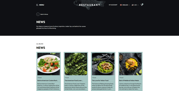 Restaurant - Shopify 2.0 Fast Food & Restaurant Theme