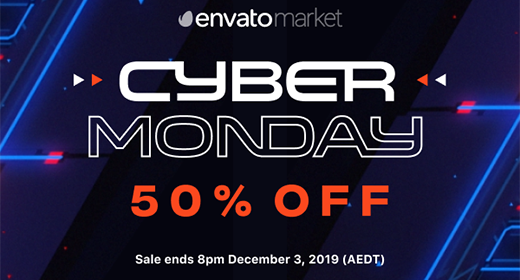 Black Friday + Cyber Monday 50% Off
